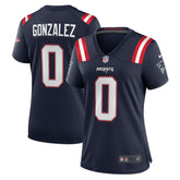New England Patriots Nike Christian Gonzalez Women's Team Game Jersey