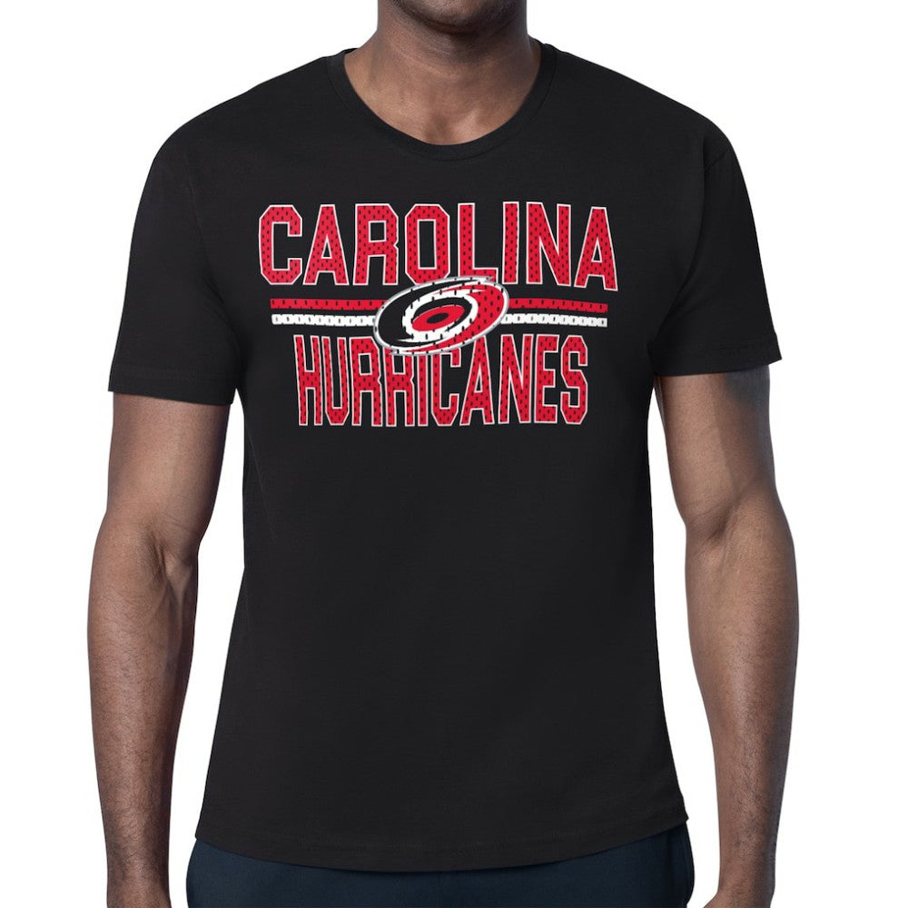 Carolina Hurricanes Starter Mesh Look Team Name T-Shirt Online