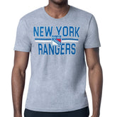 New York Rangers Starter Mesh Look Team Name T-Shirt Outlet