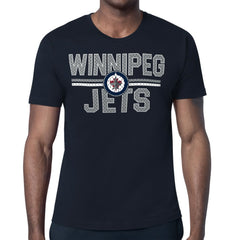 Winnipeg Jets Starter Mesh Look Team Name T-Shirt For Sale