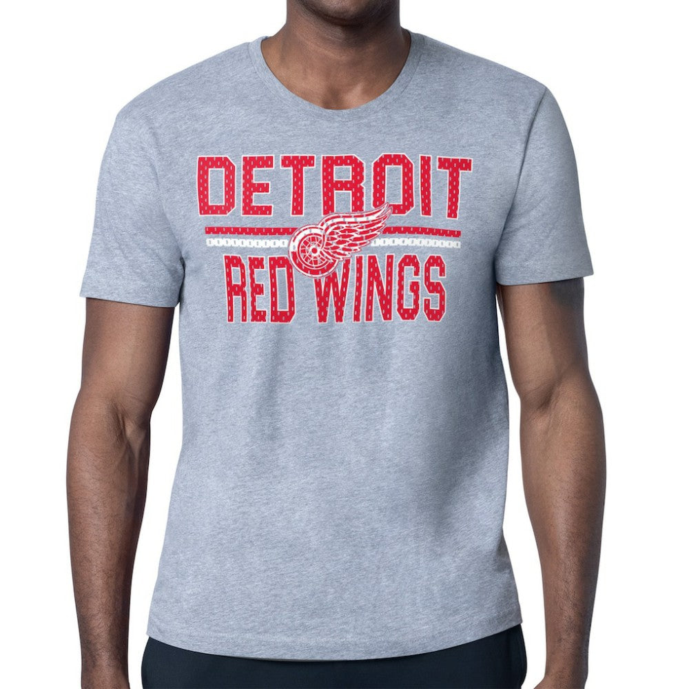 Detroit Red Wings Starter Mesh Look Team Name T-Shirt Outlet