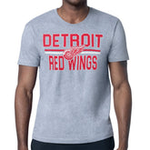Detroit Red Wings Starter Mesh Look Team Name T-Shirt Outlet