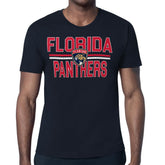 Florida Panthers Starter Mesh Look Team Name T-Shirt Discount