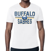 Buffalo Sabres Starter Mesh Look Team Name T-Shirt For Sale