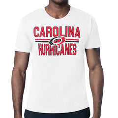 Carolina Hurricanes Starter Mesh Look Team Name T-Shirt On Sale