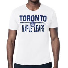Toronto Maple Leafs Starter Mesh Look Team Name T-Shirt Discount