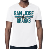 San Jose Sharks Starter Mesh Look Team Name T-Shirt Sale