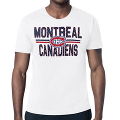 Montreal Canadiens Starter Mesh Look Team Name T-Shirt For Sale