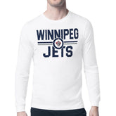 Winnipeg Jets Starter Mesh Look Team Name Long Sleeve T-Shirt Sale