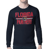Florida Panthers Starter Mesh Look Team Name Long Sleeve T-Shirt Discount
