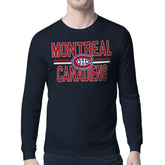 Montreal Canadiens Starter Mesh Look Team Name Long Sleeve T-Shirt On Sale