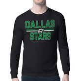 Dallas Stars Starter Mesh Look Team Name Long Sleeve T-Shirt Outlet