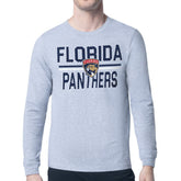 Florida Panthers Starter Mesh Look Team Name Logo Long Sleeve T-Shirt For Sale