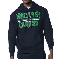 Vancouver Canucks Starter Mesh Look Team Name Logo Tri-Blend Pullover Hoodie Discount