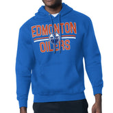 Edmonton Oilers Starter Mesh Look Team Name Logo Tri-Blend Pullover Hoodie Online