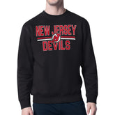 New Jersey Devils Starter Mesh Look Team Name Logo Pullover Sweatshirt Sale