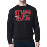 Ottawa Senators Starter Mesh Look Team Name Logo Pullover Sweatshirt For Sale