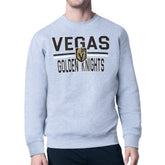 Vegas Golden Knights Starter Mesh Look Team Name Logo Pullover Sweatshirt For Sale