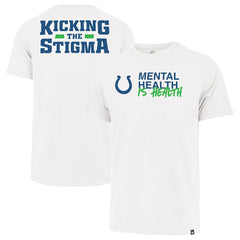 Indianapolis Colts 47 brand '47 Unisex Mental Health is Health Kicking the Stigma Franklin T-Shirt