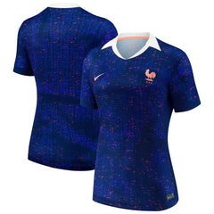 France Women's National Team Women's 2025/26 Home Replica Jersey Blue - Nike