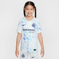 Inter Milan Youth 2025/26 Away Replica Jersey Aqua - Nike