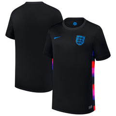 England Women's National Team Youth 2025/26 Away Replica Jersey Black - Nike