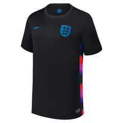 England Women's National Team Youth 2025/26 Away Replica Jersey Black - Nike