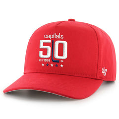 Washington Capitals '47 50th Anniversary Hitch Adjustable Hat On Sale