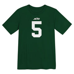 New York Jets Nike Garrett Wilson Preschool Player Name & Number T-Shirt