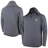 Atlanta Braves Butter Stripe Tri-Blend Long Sleeve Hoodie T-Shirt - Navy | MLB Online