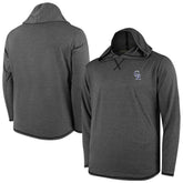 Colorado Rockies Butter Stripe Tri-Blend Long Sleeve Hoodie T-Shirt - Black | MLB For sale