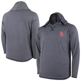 St. Louis Cardinals Butter Stripe Tri-Blend Long Sleeve Hoodie T-Shirt - Navy | MLB On Sale
