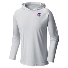 Philadelphia Phillies Columbia Omni-Wick Terminal Tackle Raglan Long Sleeve Hoodie T-Shirt | MLB On Sale