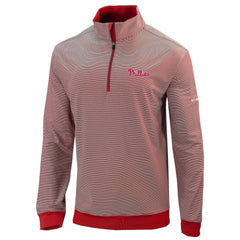 Philadelphia Phillies Columbia Omni-Wick Even Lie Quarter-Zip Pullover Top | MLB Discount