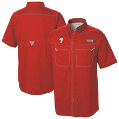 Philadelphia Phillies Columbia Omni-Wick Low Drag Offshore Button-Up Shirt | MLB US