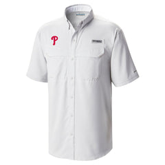 Philadelphia Phillies Columbia Omni-Wick Low Drag Offshore Button-Up Shirt | MLB Discount