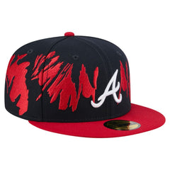 Atlanta Braves New Era Retro Pattern 59FIFTY Fitted Hat | MLB Discount