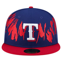 Texas Rangers New Era Retro Pattern 59FIFTY Fitted Hat | MLB On Sale