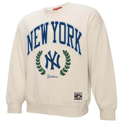 New York Yankees Mitchell & Ness Women's Cooperstown Collection Laurel Pullover Sweatshirt | MLB On Sale