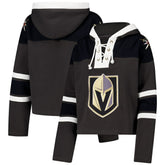 Vegas Golden Knights '47 Women's Cropped Superior Lacer Pullover Hoodie Sale