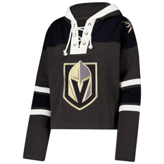 Vegas Golden Knights '47 Women's Cropped Superior Lacer Pullover Hoodie Sale