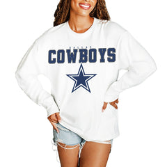 Dallas Cowboys Gameday Couture Women's Big Goals Oversized Long Sleeve T-Shirt