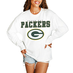 Green Bay Packers Gameday Couture Women's Big Goals Oversized Long Sleeve T-Shirt