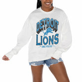 Detroit Lions Gameday Couture Women's Time Out Oversized Long Sleeve T-Shirt