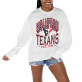 Houston Texans Gameday Couture Women's Time Out Oversized Long Sleeve T-Shirt