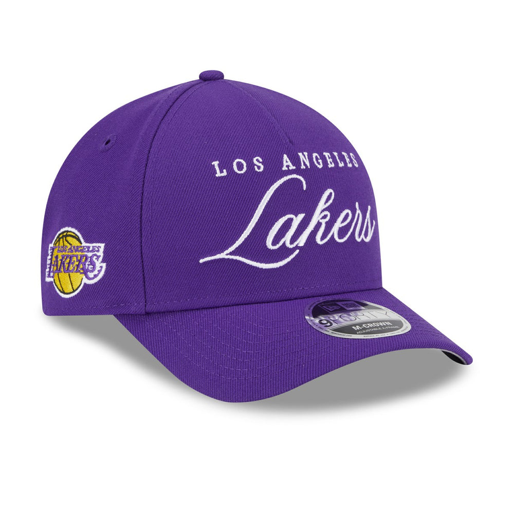 Los Angeles Lakers 2025 NBA Draft M-Crown A-Frame 9FORTY Adjustable Hat Discount