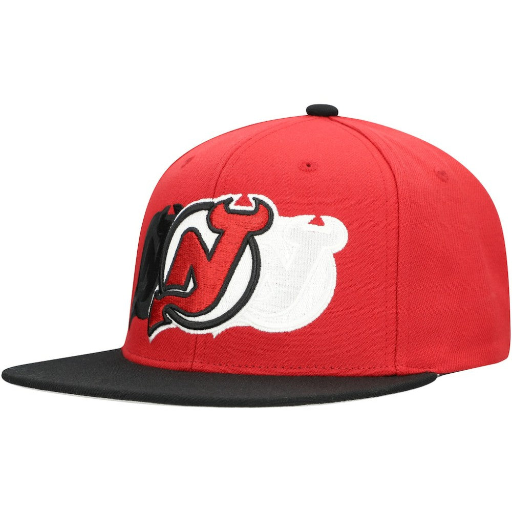 New Jersey Devils Mitchell & Ness Soul Triple Up Snapback Hat Discount