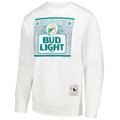 Miami Dolphins Mitchell & Ness x Bud Light The Crest Pullover Sweatshirt