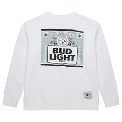Pittsburgh Steelers Mitchell & Ness x Bud Light The Crest Pullover Sweatshirt