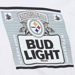 Pittsburgh Steelers Mitchell & Ness x Bud Light The Crest Pullover Sweatshirt